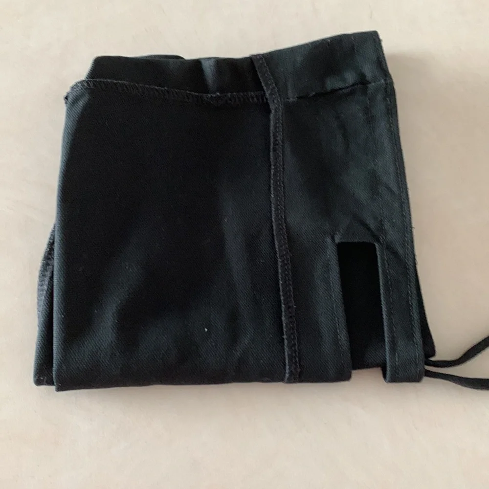 Longaberger Large Scalloped Pocket Liner in Black. NEW